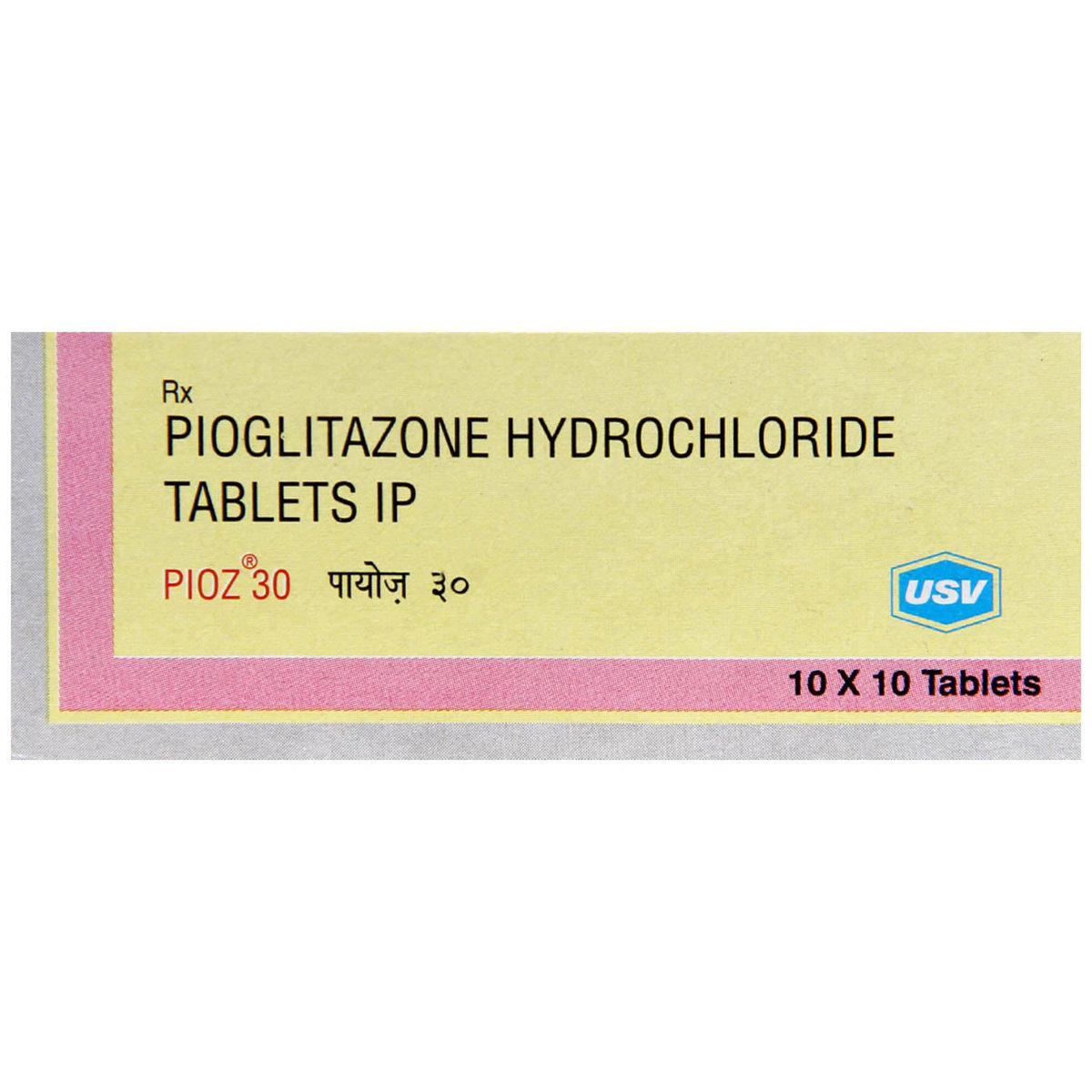 Pioz 30 Tablet 10's, Pack of 10 TABLETS Pioz 30 Tablet 10's, Pack of 10 TABLETS