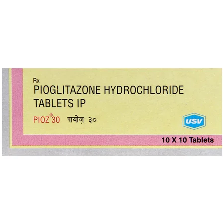 Pioz 30 Tablet 10's