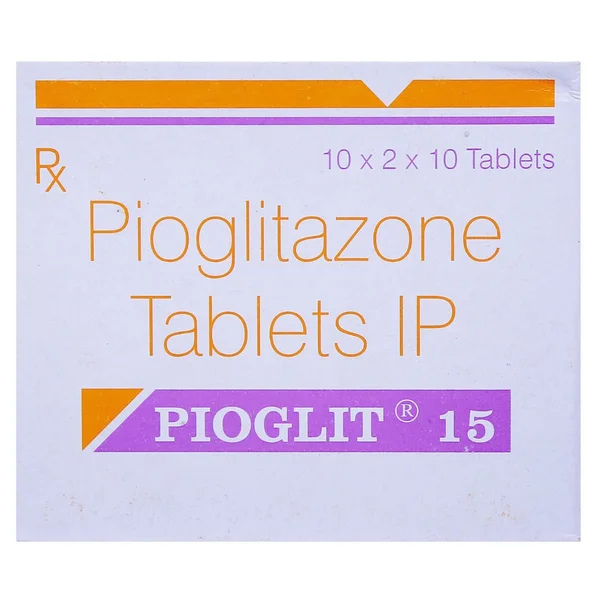 Pioglit 15 Tablet 10's, Pack of 10 TABLETS