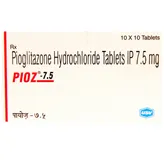 Pioz 7.5 Tablet 10's, Pack of 10 TABLETS