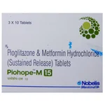 Piohope-M 15/500 mg Tablet 