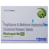Piohope-M 15/500 mg Tablet 10's, Pack of 10 TABLETS