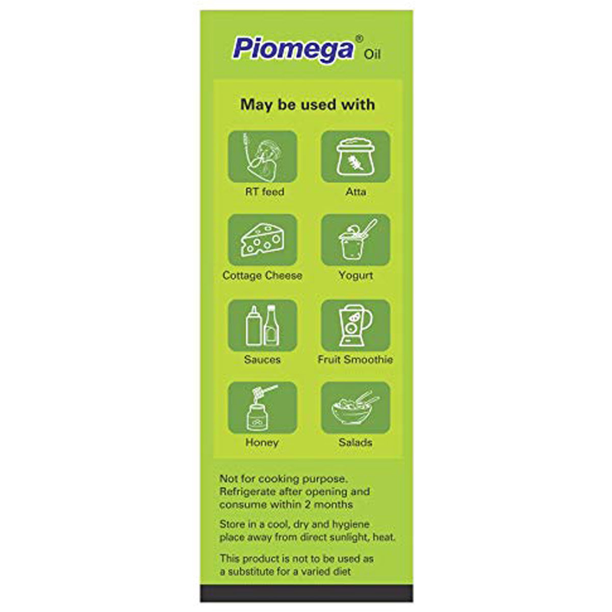 Piomega Oil, 100 ml, Pack of 1 Piomega Oil, 100 ml, Pack of 1