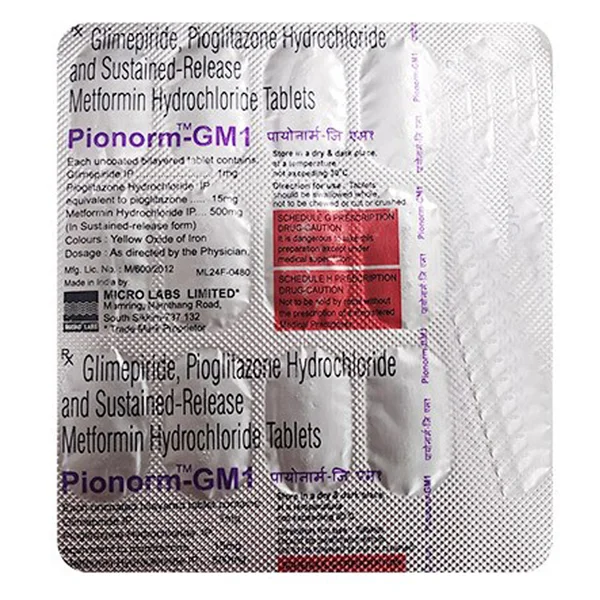 Pionorm-GM1 Tablet 15's