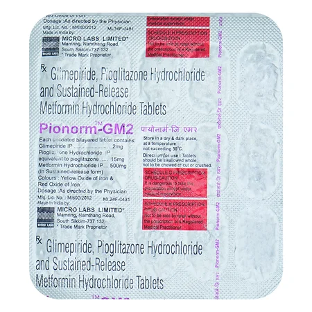 Pionorm-GM2 Tablet 15's