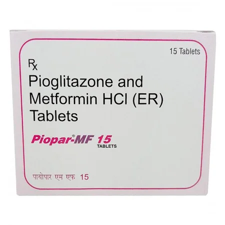 Piopar-MF 15 mg/500 mg Tablet 15's