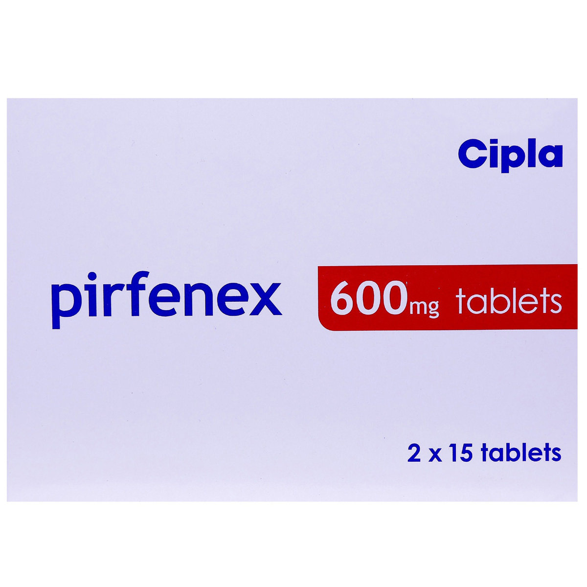 Pirfenex 600 mg Tablet 15's, Pack of 15 TABLETS Pirfenex 600 mg Tablet 15's, Pack of 15 TABLETS