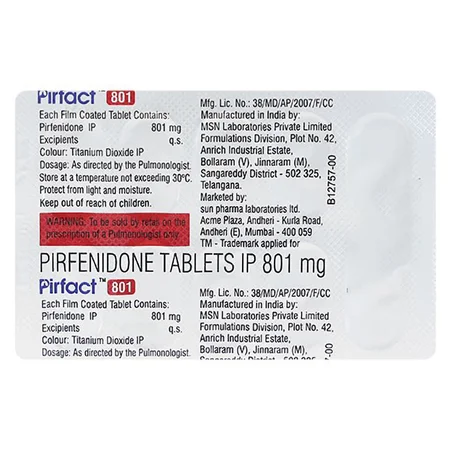 Pirfact 801 Tablet 10's