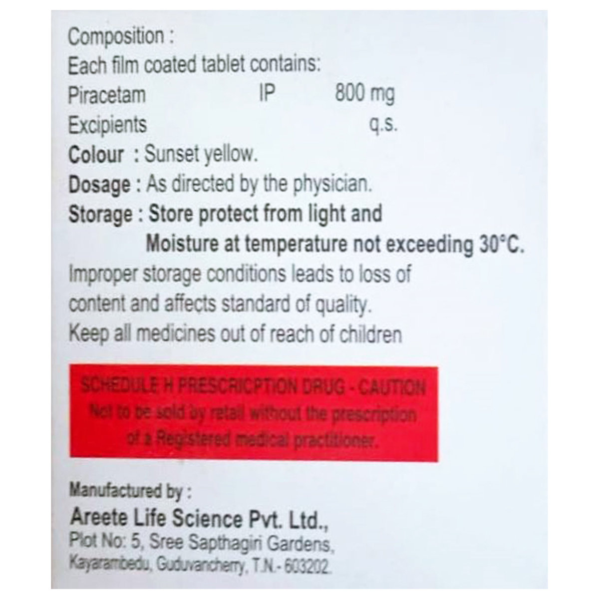 Pireet 800 Tablet 10's, Pack of 10 Pireet 800 Tablet 10's, Pack of 10