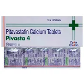 Pivasta 4 Tablet 10's, Pack of 10 TABLETS