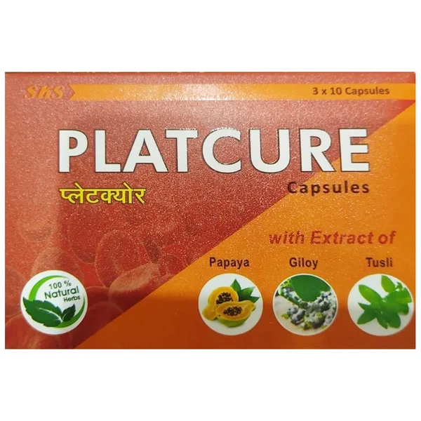 Platcure Softgel Cap 10'S (Resolute), Pack of 10