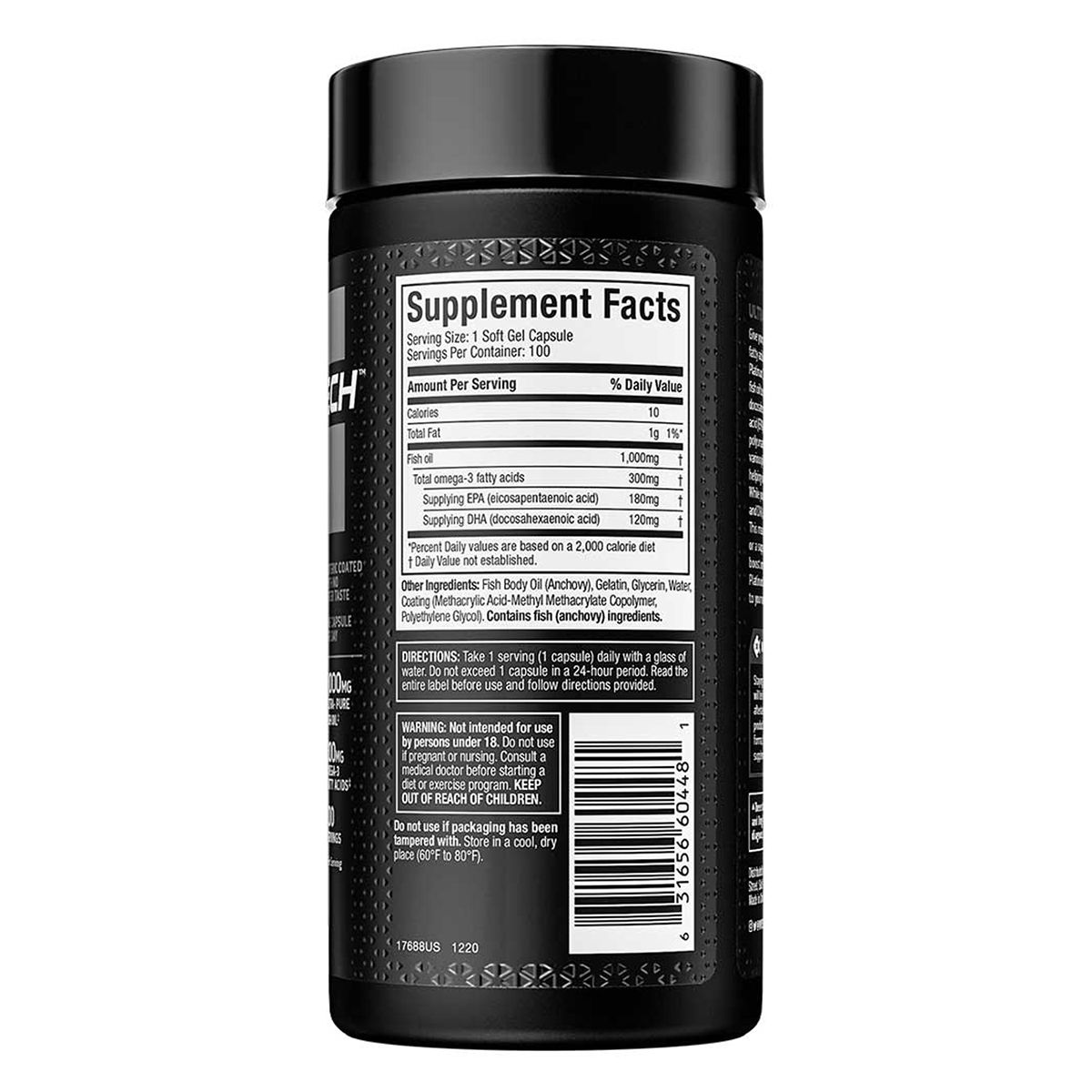 MuscleTech Platinum 100 Fish Oil Softgels, 100 Capsules Price, Uses