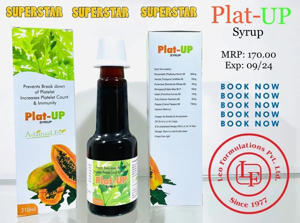 Leo Plat-Up Syrup, 210 ml