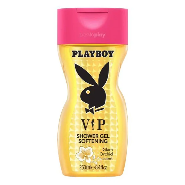 Playboy VIP Softening Shower Gel 250 ml | Gently Cleanses With Glam Orchid Scent | For Women, Pack of 1