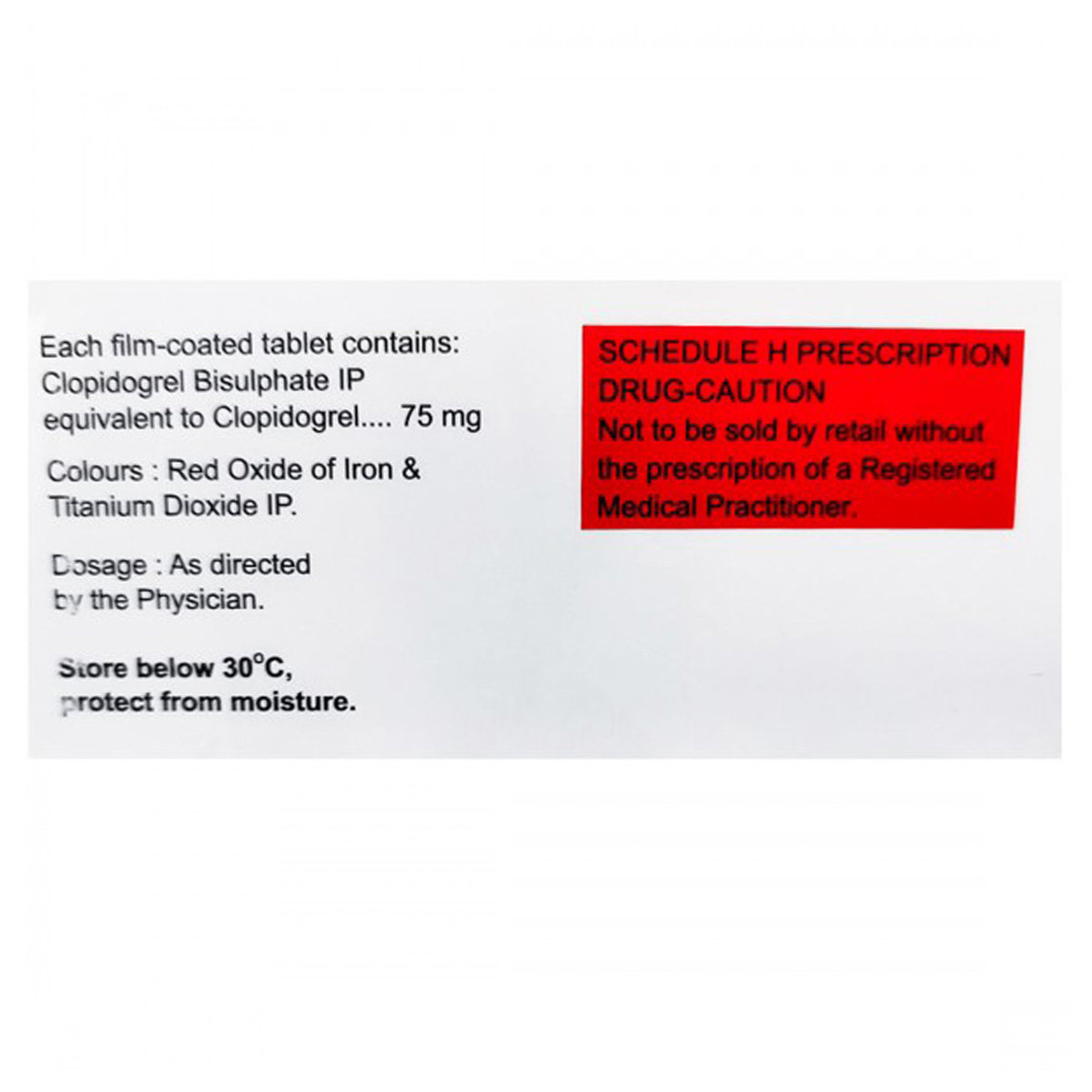 Plagerine 75 mg Tablet 15's, Pack of 15 TabletS Plagerine 75 mg Tablet 15's, Pack of 15 TabletS