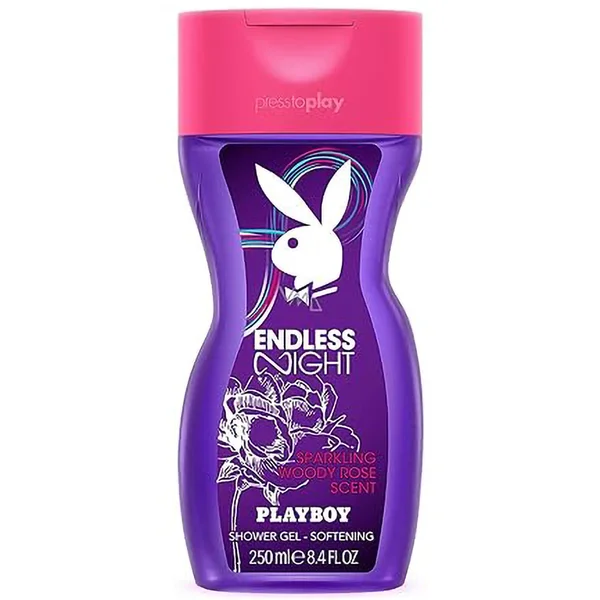 Playboy Endless Night Wody Rose Scent Shower Gel, 250 ml, Pack of 1