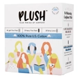 Plush 100% Pure US Cotton Ultra Thin Sanitary Pads, 7 Count