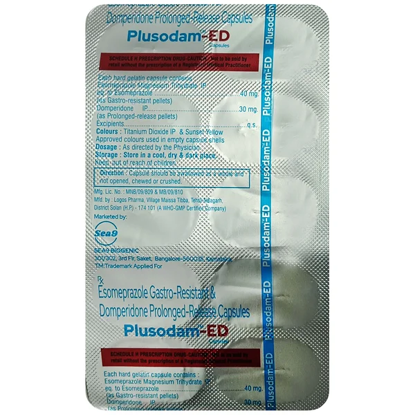 Plusodam-ED Capsule 10's