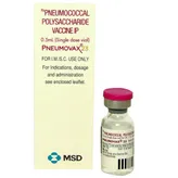 Pneumovax 23 Vaccine 0.5 ml, Pack of 1 INJECTION