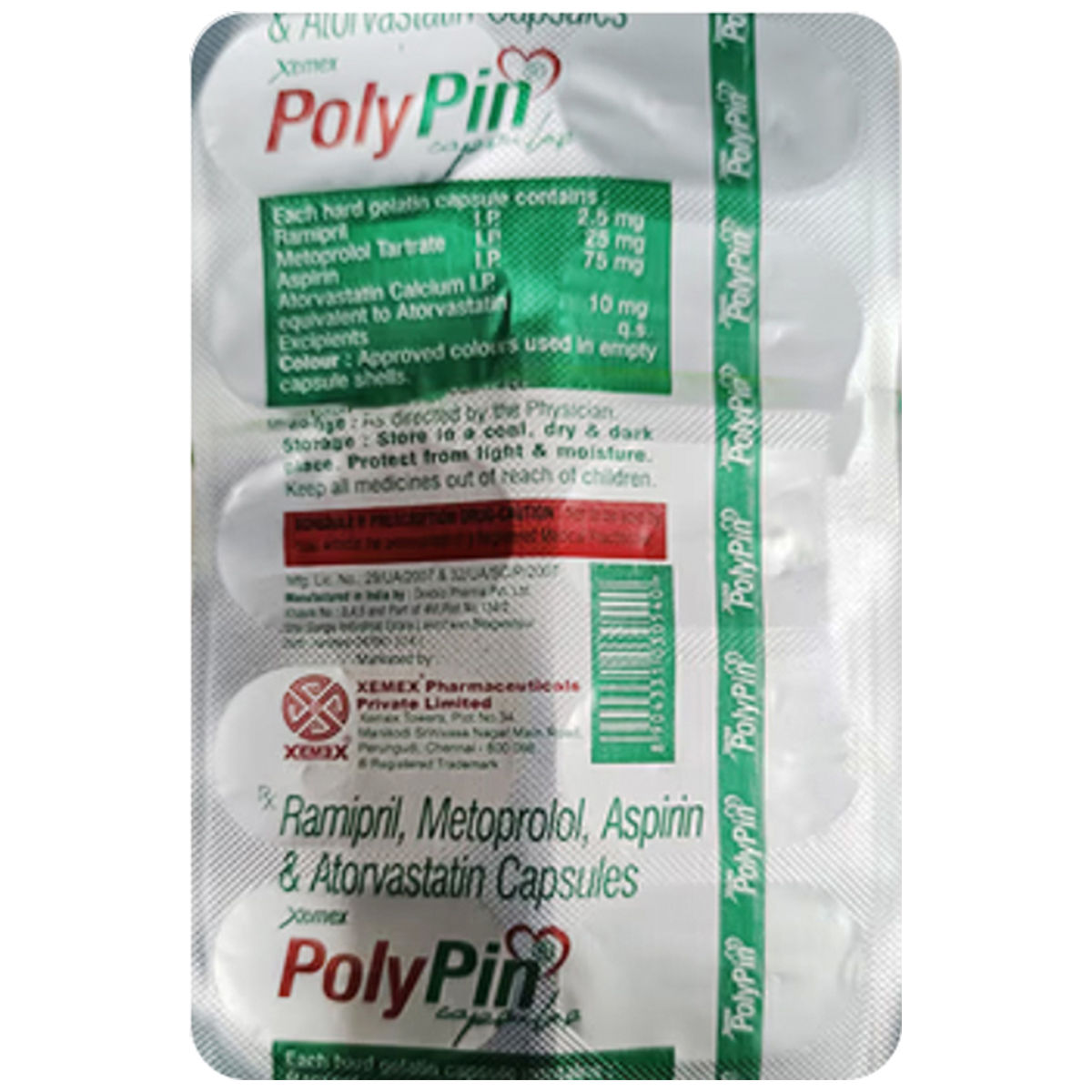 Polypin Capsule 10's Polypin Capsule 10's