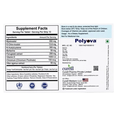 Polyova Tablet 10's, Pack of 10