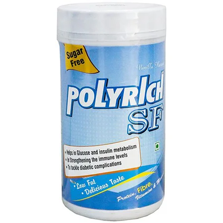 Polyrich Sugar Free Vanilla Powder 200 gm