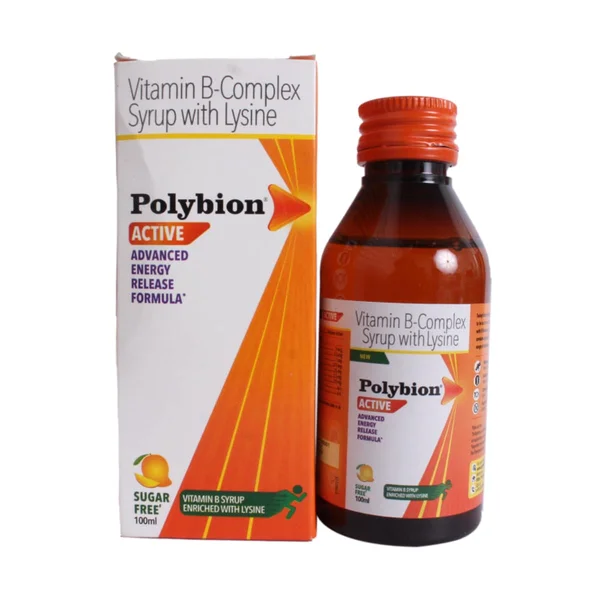 Polybion Active New Sugar Free Syrup 100 ml