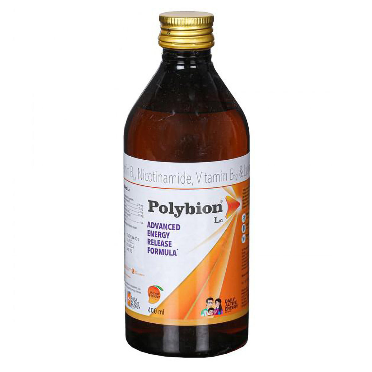 Buy Polybion LC Sugar Free Paed Mango Syrup 400 ml Online