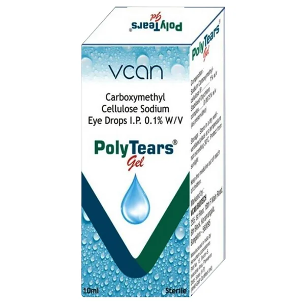 Polytears 0.5% Eye Drops 10 ml, Pack of 1 Eye Drops