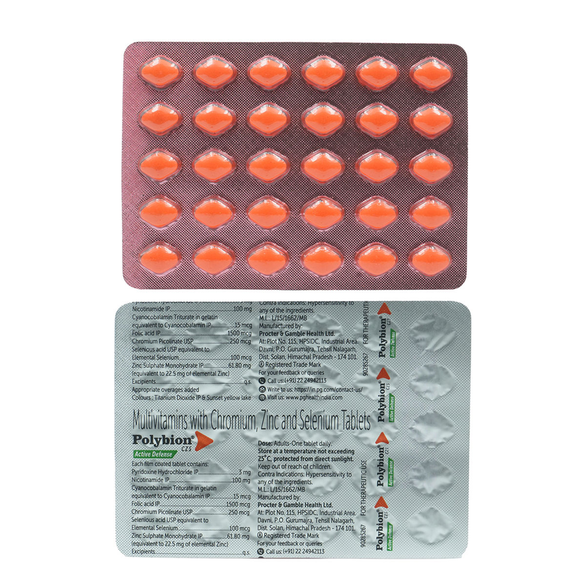 Buy Polybion CZS Tablet 30's Online