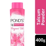 Pond's Dreamflower Fragrant Pink Lily Talc Powder, 400 gm, Pack of 1