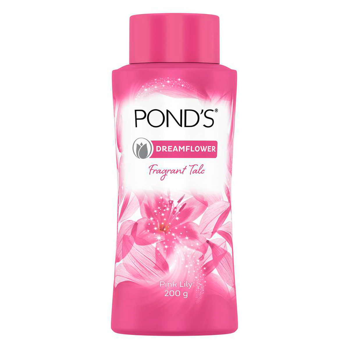 Pond's Dreamflower Fragrant Pink Lily Talc Powder 200 gm | Reduce Sweat | Controls Body Odour With Pink Lily Fragrance, Pack of 1 Pond's Dreamflower Fragrant Pink Lily Talc Powder 200 gm | Reduce Sweat | Controls Body Odour With Pink Lily Fragrance, Pack of 1