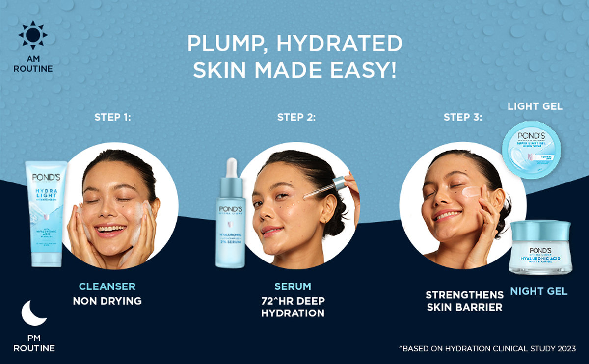 Pond's Hydralight Hyaluronic Acid Hydrating Night Gel 50 gm | Hyaluronic Acid & Pentavitin | Plumps Skin For 72 Hrs | Reduces Moisture Loss, Pack of 1 Pond's Hydralight Hyaluronic Acid Hydrating Night Gel 50 gm | Hyaluronic Acid & Pentavitin | Plumps Skin For 72 Hrs | Reduces Moisture Loss, Pack of 1