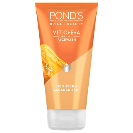 Pond'S Bright Beauty Icy Vitamin C+E+A Facewash, 150 gm