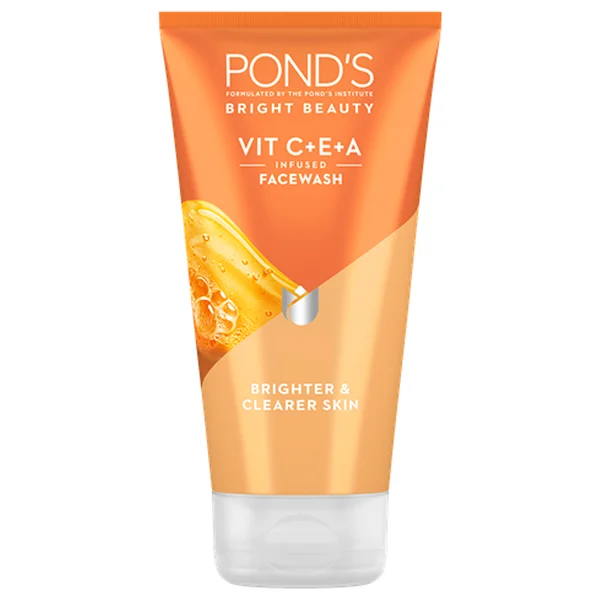 Pond'S Bright Beauty Icy Vitamin C+E+A Facewash, 150 gm