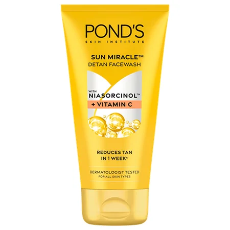 Pond'S Sun Miracle Detan Facewash, 150 gm