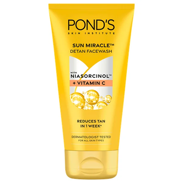Pond'S Sun Miracle Detan Facewash, 150 gm