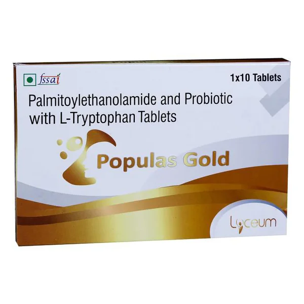 Populas Gold Tablet 10's, Pack of 10