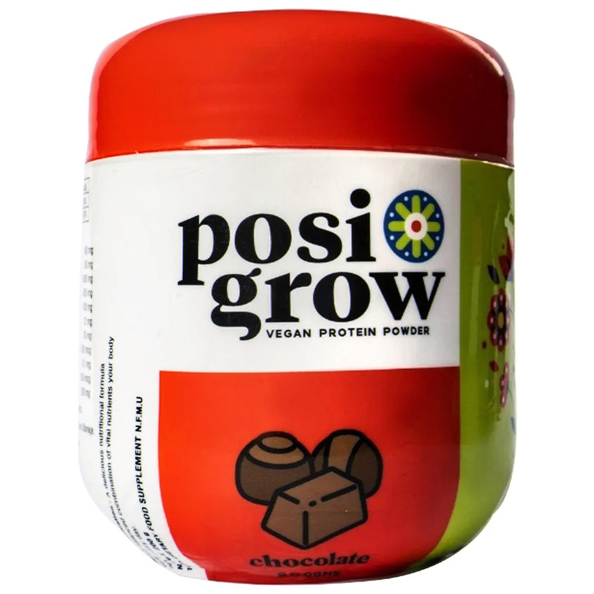 Posigrow Chocolate Vegan Protein Powder, 200 gm, Pack of 1 Posigrow Chocolate Vegan Protein Powder, 200 gm, Pack of 1