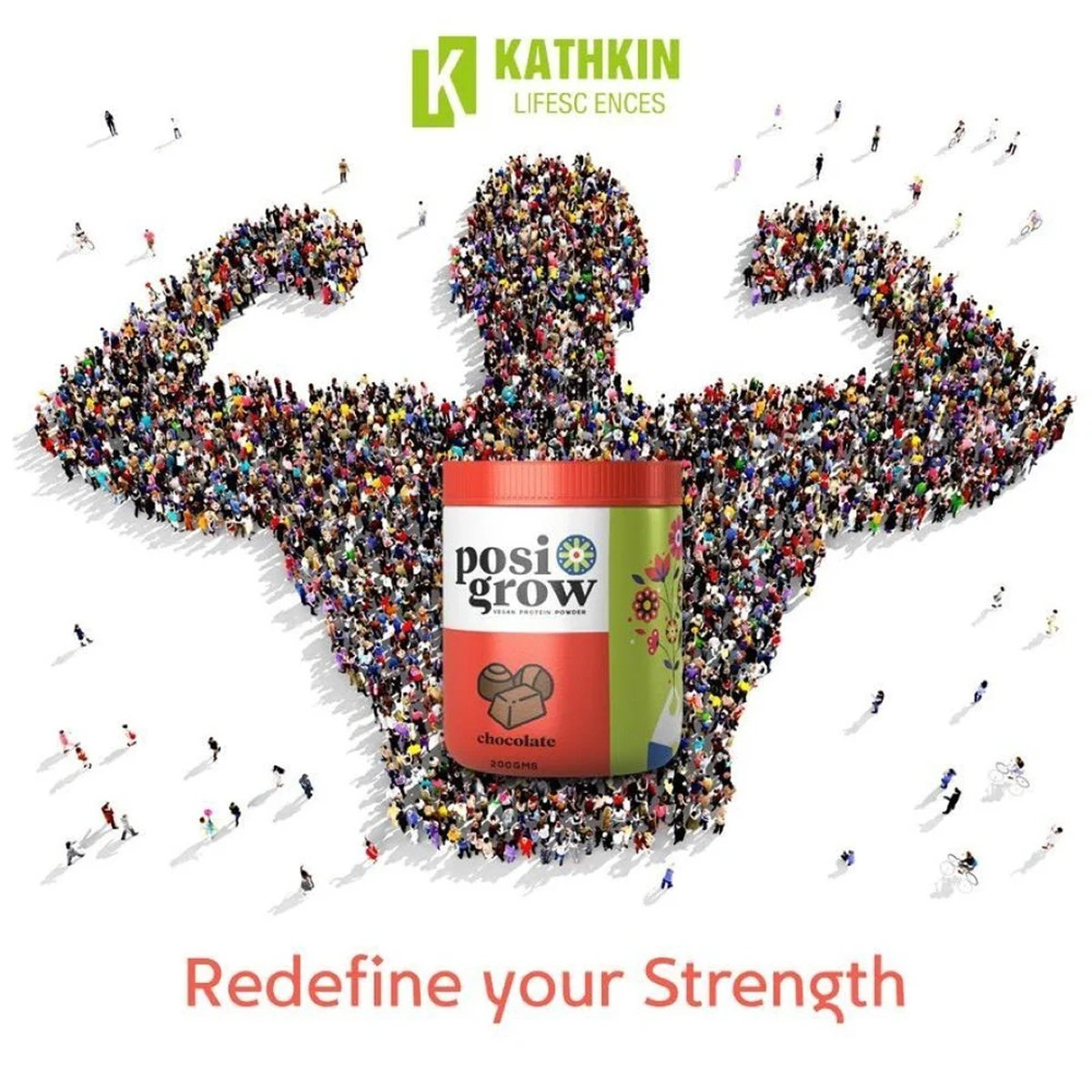 Posigrow Chocolate Vegan Protein Powder, 200 gm, Pack of 1 Posigrow Chocolate Vegan Protein Powder, 200 gm, Pack of 1