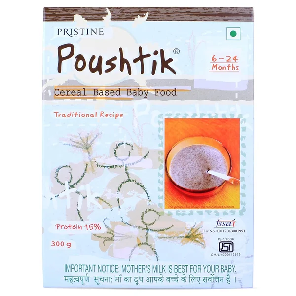 Poushtik Cereal Based Baby Food, 300 gm, Pack of 1