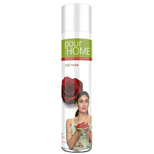 POUR HOME Red Rose Room Air Freshener Spray, 220 ml