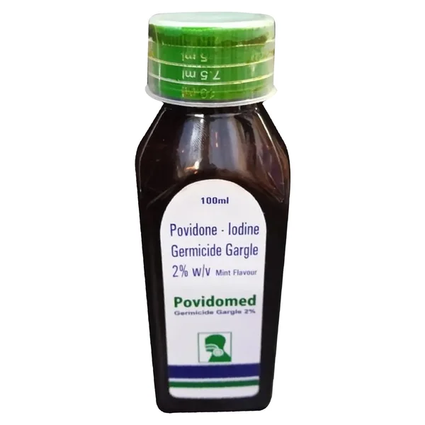 Povidomed 2% Mint Gargle 100 ml, Pack of 1 GARGLE