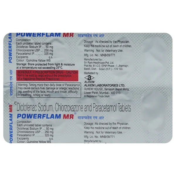 Powerflam MR Tablet 10's