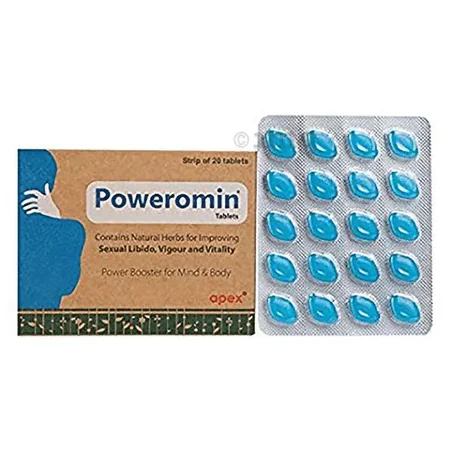 Apex Poweromin, 20 Tablets.