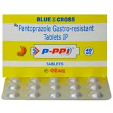 P-Ppi 40 mg Tablet 15's, Pack of 15 TabletS