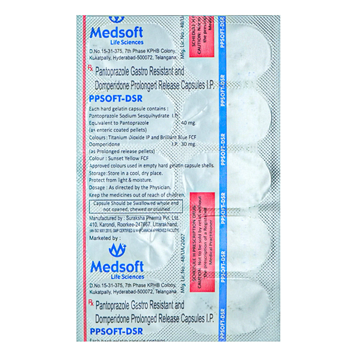 Ppsoft-DSR Capsule 10's, Pack of 10 Ppsoft-DSR Capsule 10's, Pack of 10