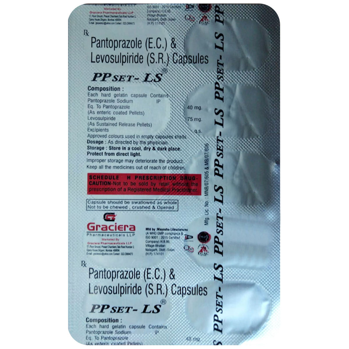 Ppset-LS Capsule 10's, Pack of 10 Ppset-LS Capsule 10's, Pack of 10