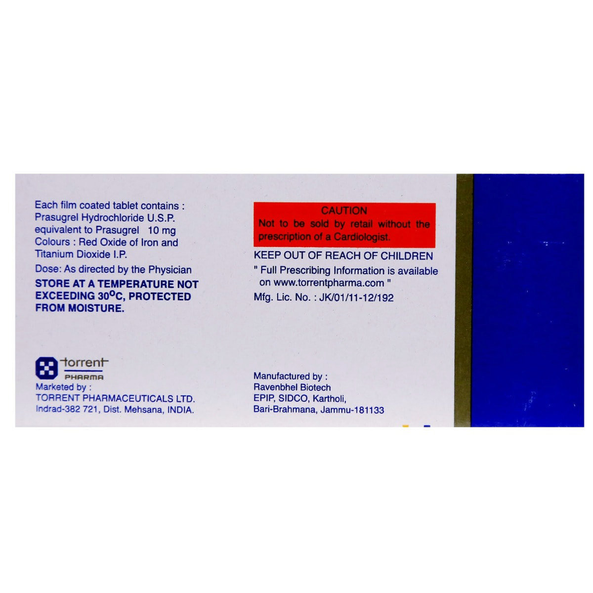 Prax 10 Tablet 10's, Pack of 10 TabletS Prax 10 Tablet 10's, Pack of 10 TabletS