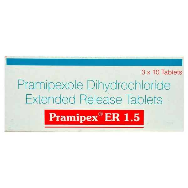 Pramipex ER 1.5 Tablet 10's
